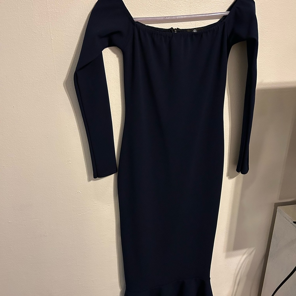 Navy blue dress